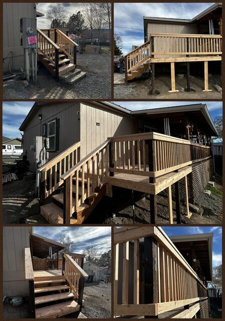 New deck and stairs