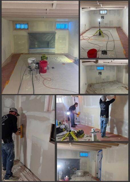 Interior renovation in progress